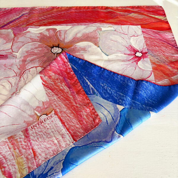 FOULARD SILK DOPPIA STAMPA MADE IN ITALY